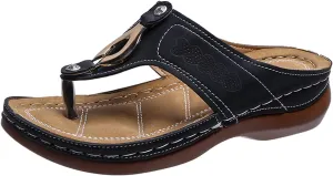 Orthopedic Sandals Women Comfortable Dressy Orthopedic Wide Width Platform Sandals for Women Casual Summer Shoes for Women Orthotic Ladies Dress Sandals Low Heel Orthopedic Flip Flops for Women Wide
