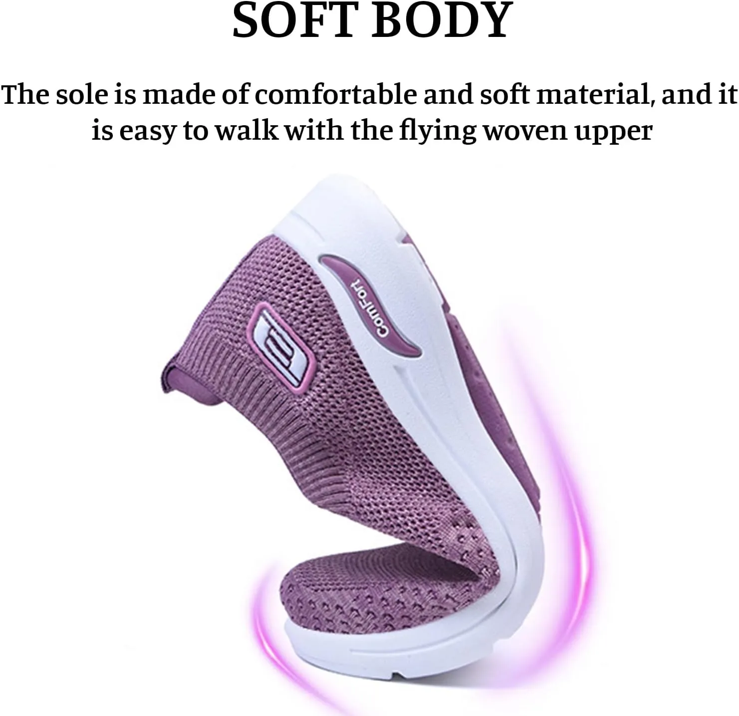 Orthopedic Shoes for Women Breathable Slip on Diabetic Shoes Comfort Wear Plantar Fasciitis Shoe, Wide Width Soft Sole Arch Support Walking Sneakers Casual Mesh Comfortable Tennis Sneakers