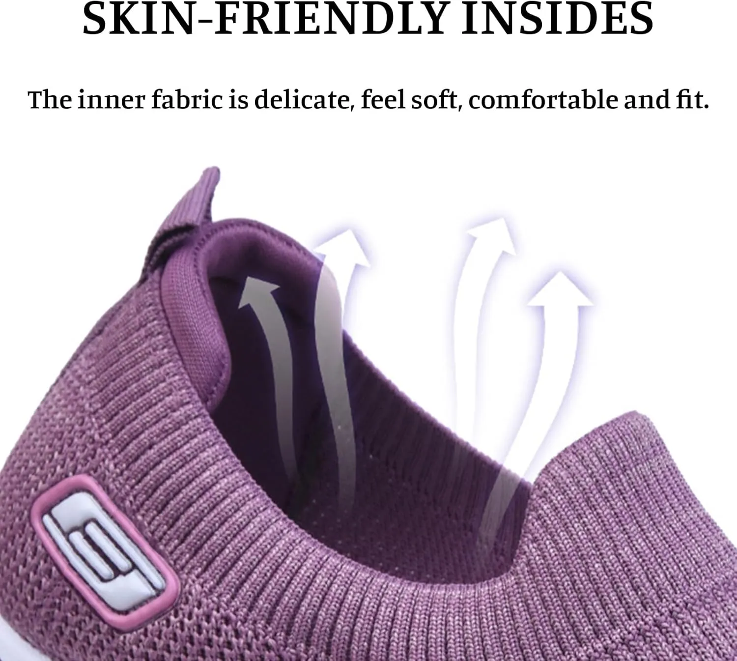 Orthopedic Shoes for Women Breathable Slip on Diabetic Shoes Comfort Wear Plantar Fasciitis Shoe, Wide Width Soft Sole Arch Support Walking Sneakers Casual Mesh Comfortable Tennis Sneakers