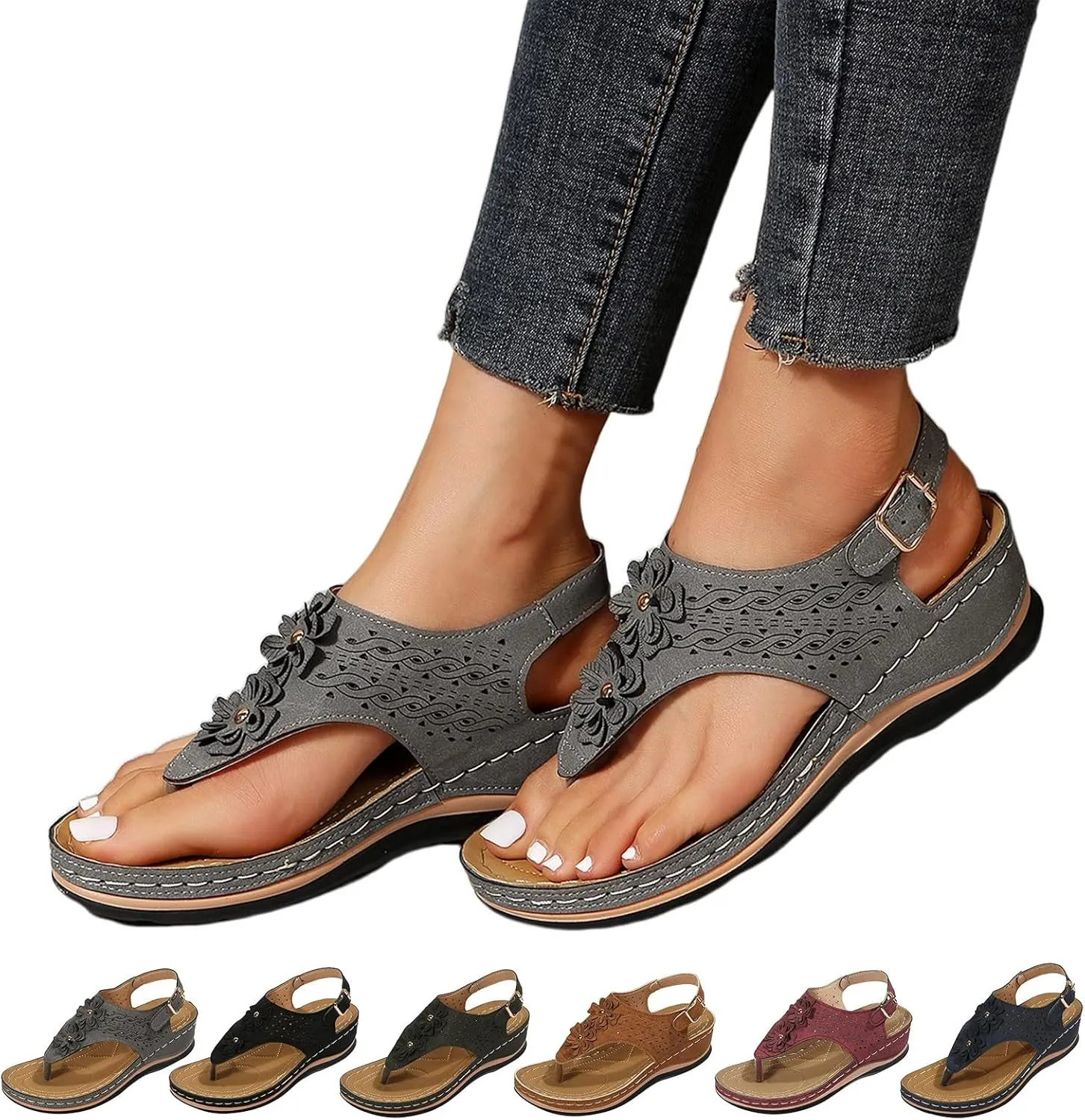 Orthotic Slippers for Women with Arch Support Orthopedic Arch Supports Slippers Walking Company Shoes for Women Sandals Orthotic Womens Sandals Slip On Wedge Womens Sandals Wide Width Leather Black