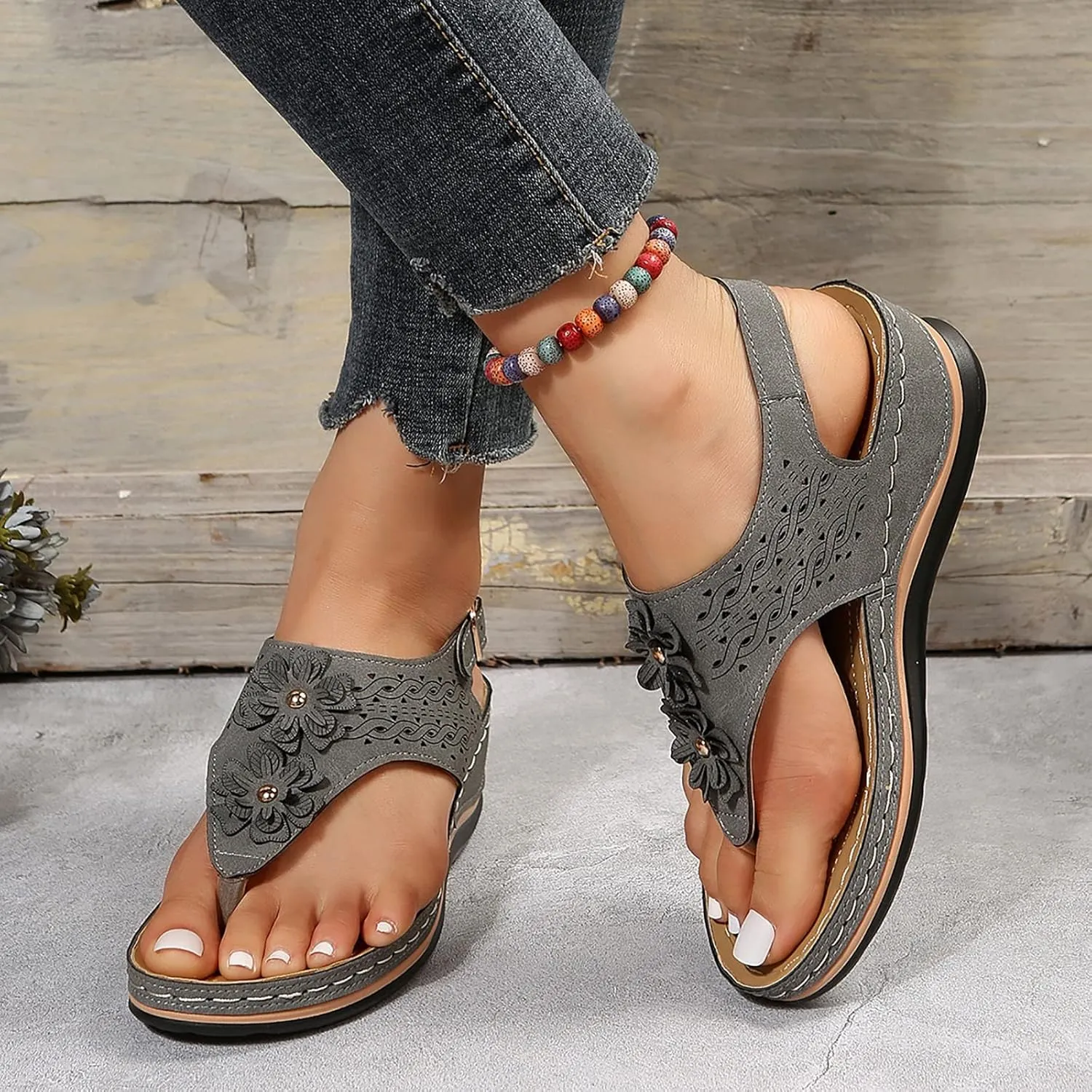 Orthotic Slippers for Women with Arch Support Orthopedic Arch Supports Slippers Walking Company Shoes for Women Sandals Orthotic Womens Sandals Slip On Wedge Womens Sandals Wide Width Leather Black