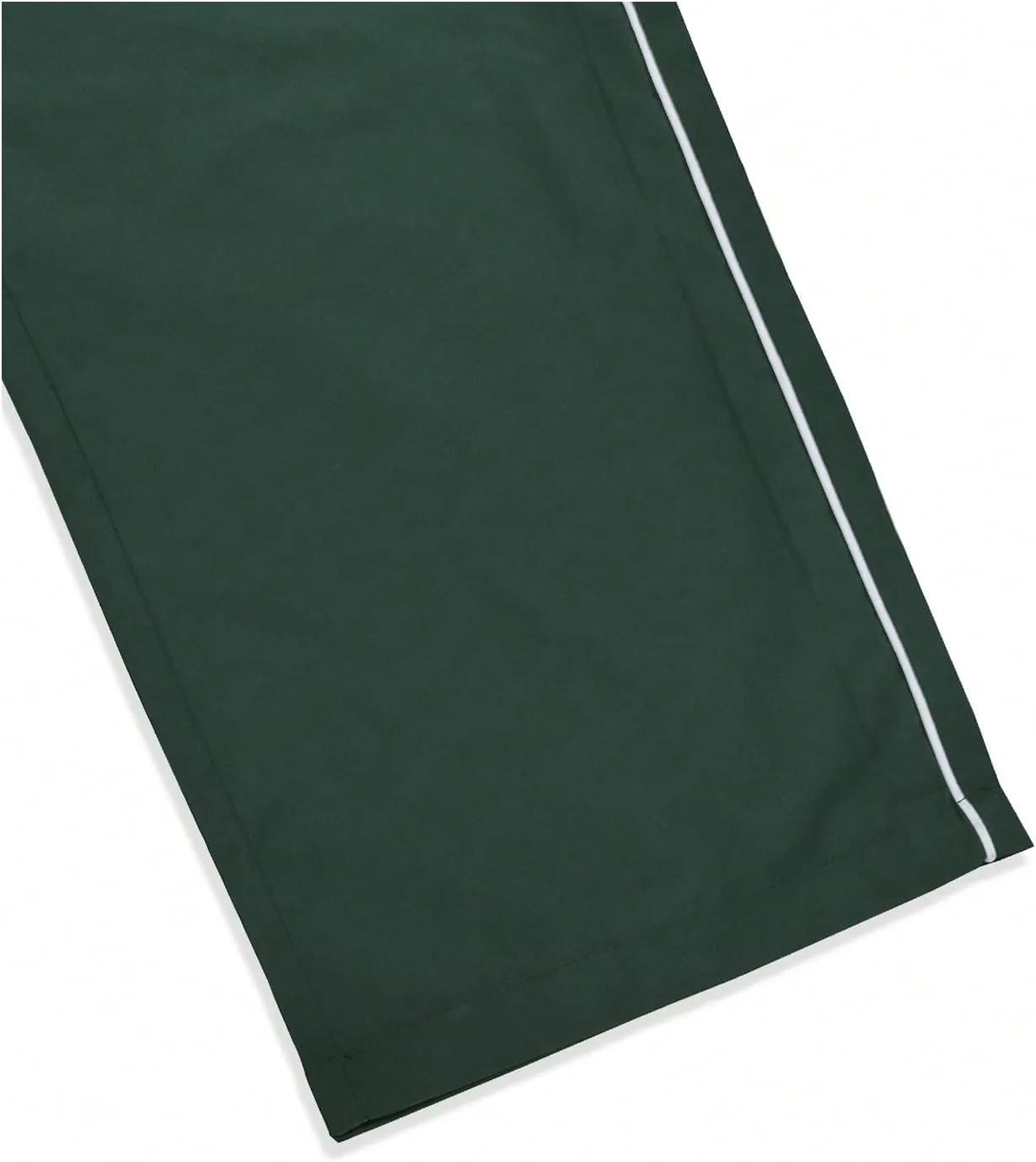 OYOANGLE Men's Letter Patched Drawstring Waisted Cargo Pants Seam Side Loose Fit Sports Joggers