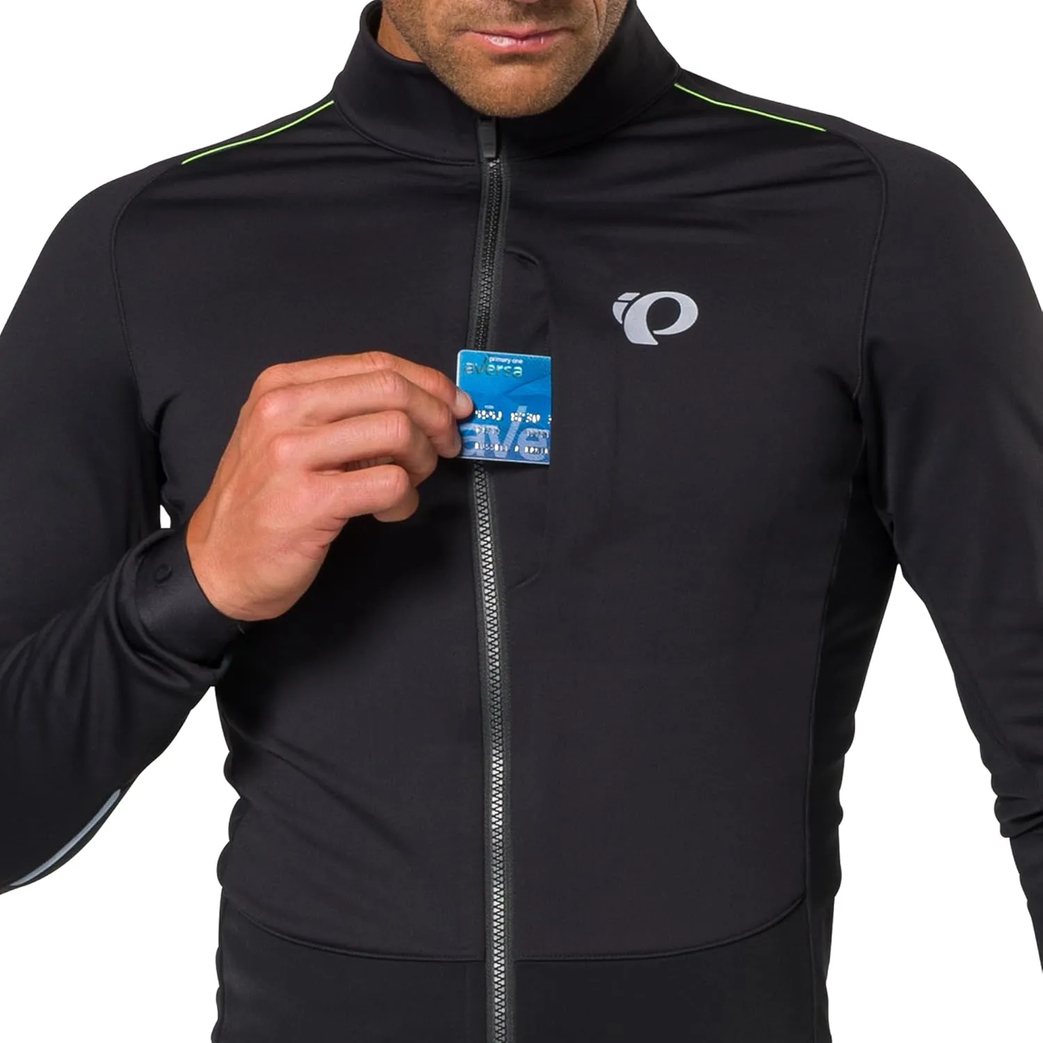 PEARL IZUMI, Men's PRO Winter Jacket, Waterproof & Breathable, Form-Fit Performance Cycling Jacket with Safety Elements