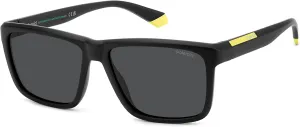 PLD 2164/S Matte Black/Grey Polarised 58/15/145 Men's Sunglasses, Matte black/grey polarised, 58/15/145