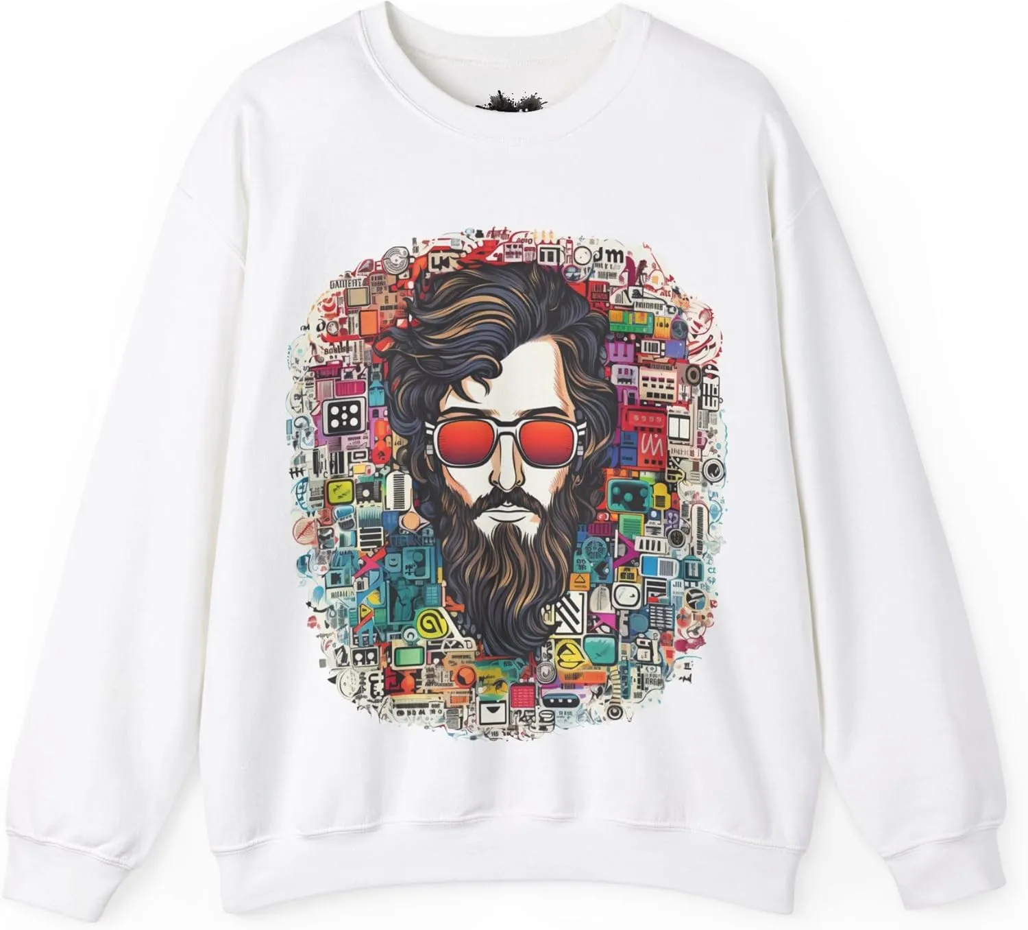 Psychedelic Unisex Sweatshirt, Matching Sneaker Shirt, Boyfriend Gift, Dad Birthday, Heavy Blend Crewneck, Gift For Him