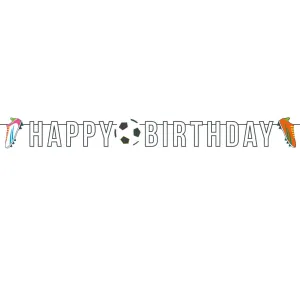 Recyclable Football Birthday Decoration - 3m