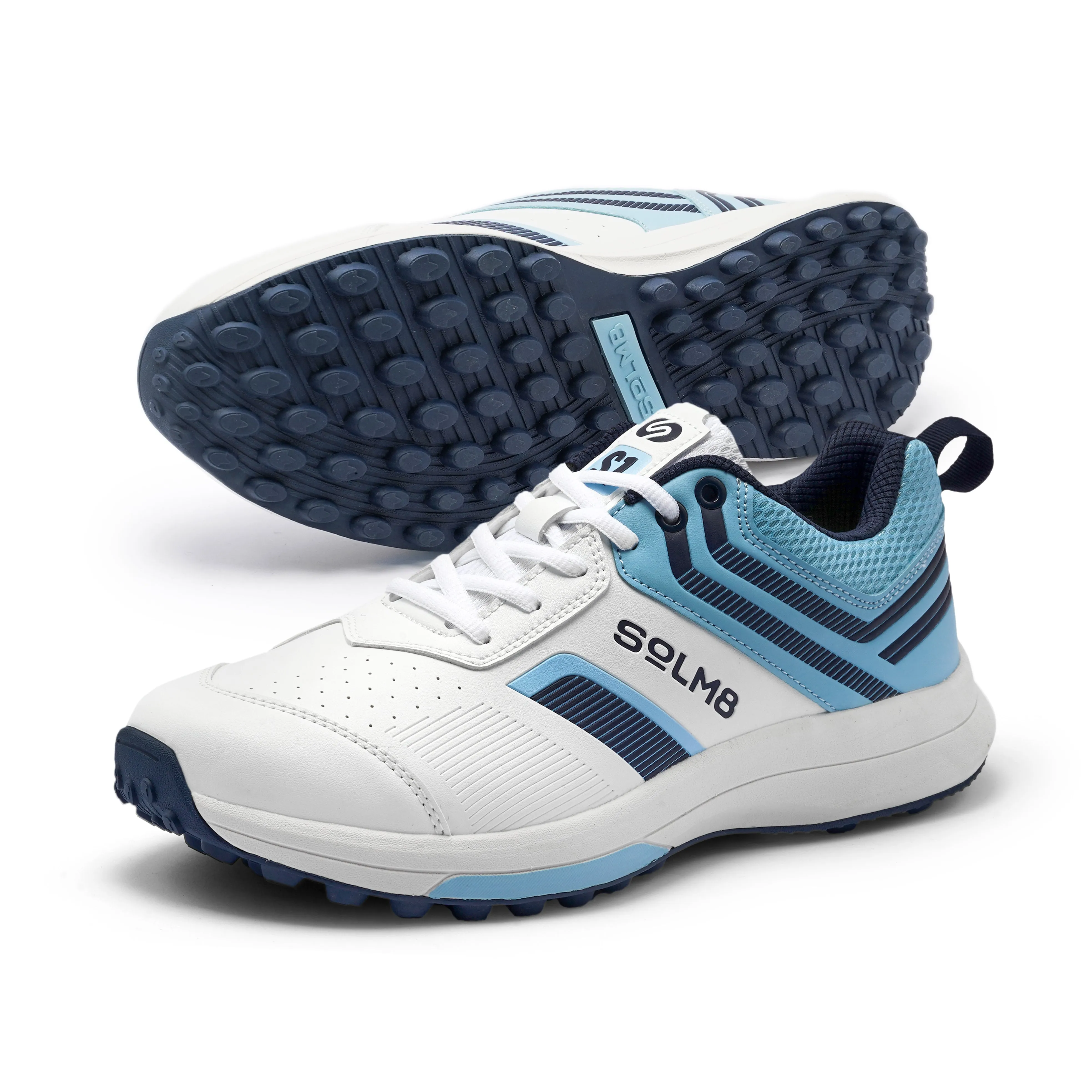 S1 Sky Navy Cricket Shoes