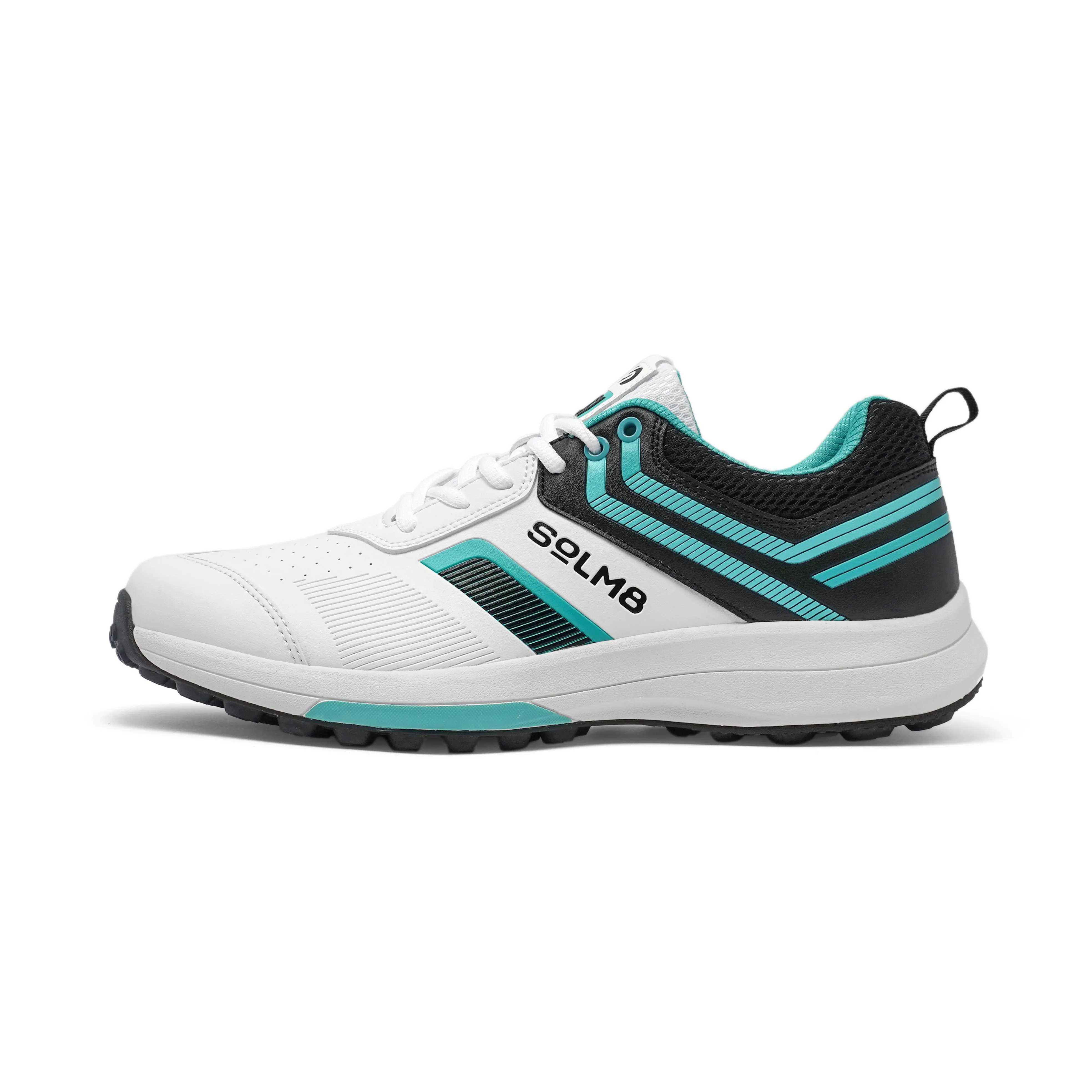 S1 Teal Black Cricket Shoes
