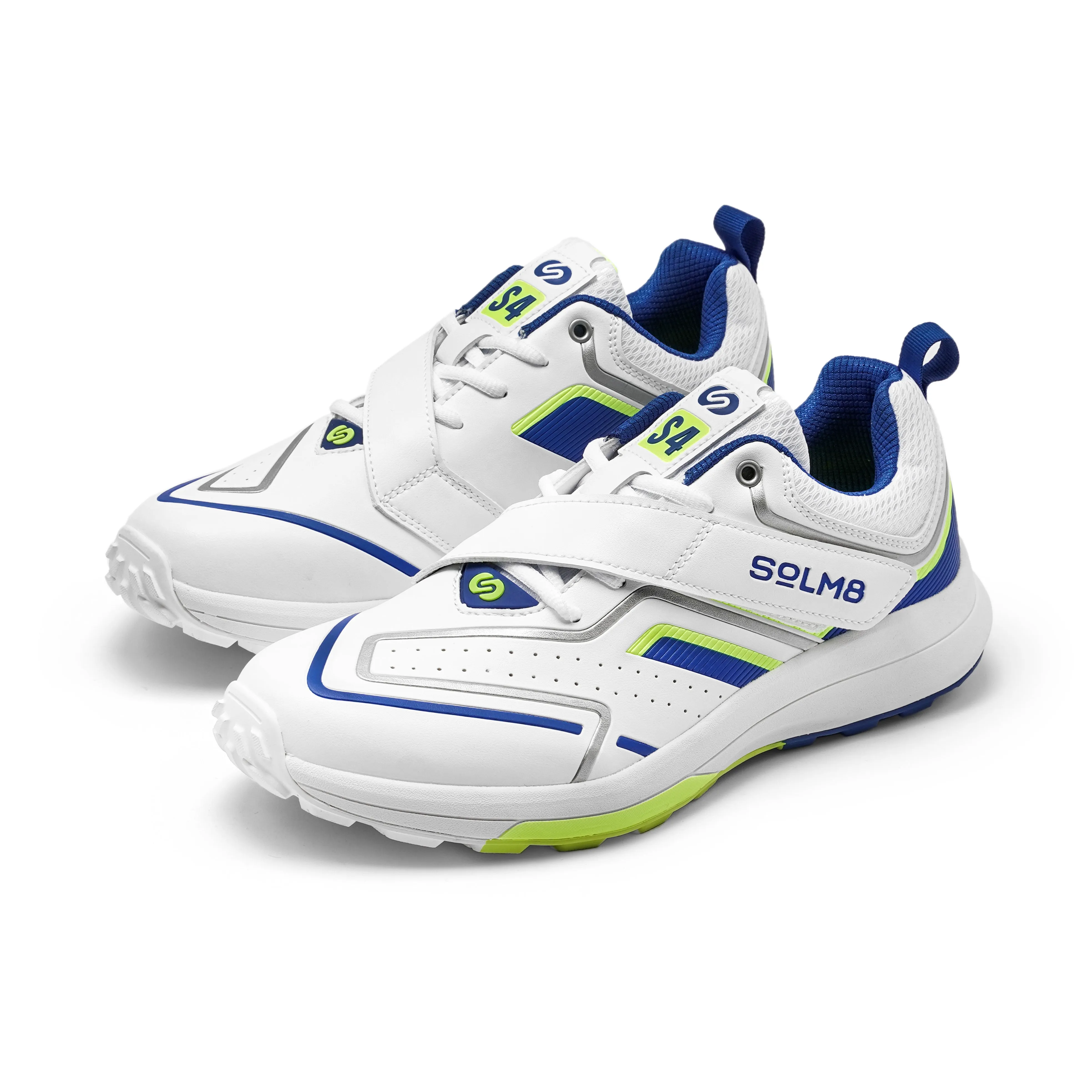 S4 Cricket Shoes Lime Blue