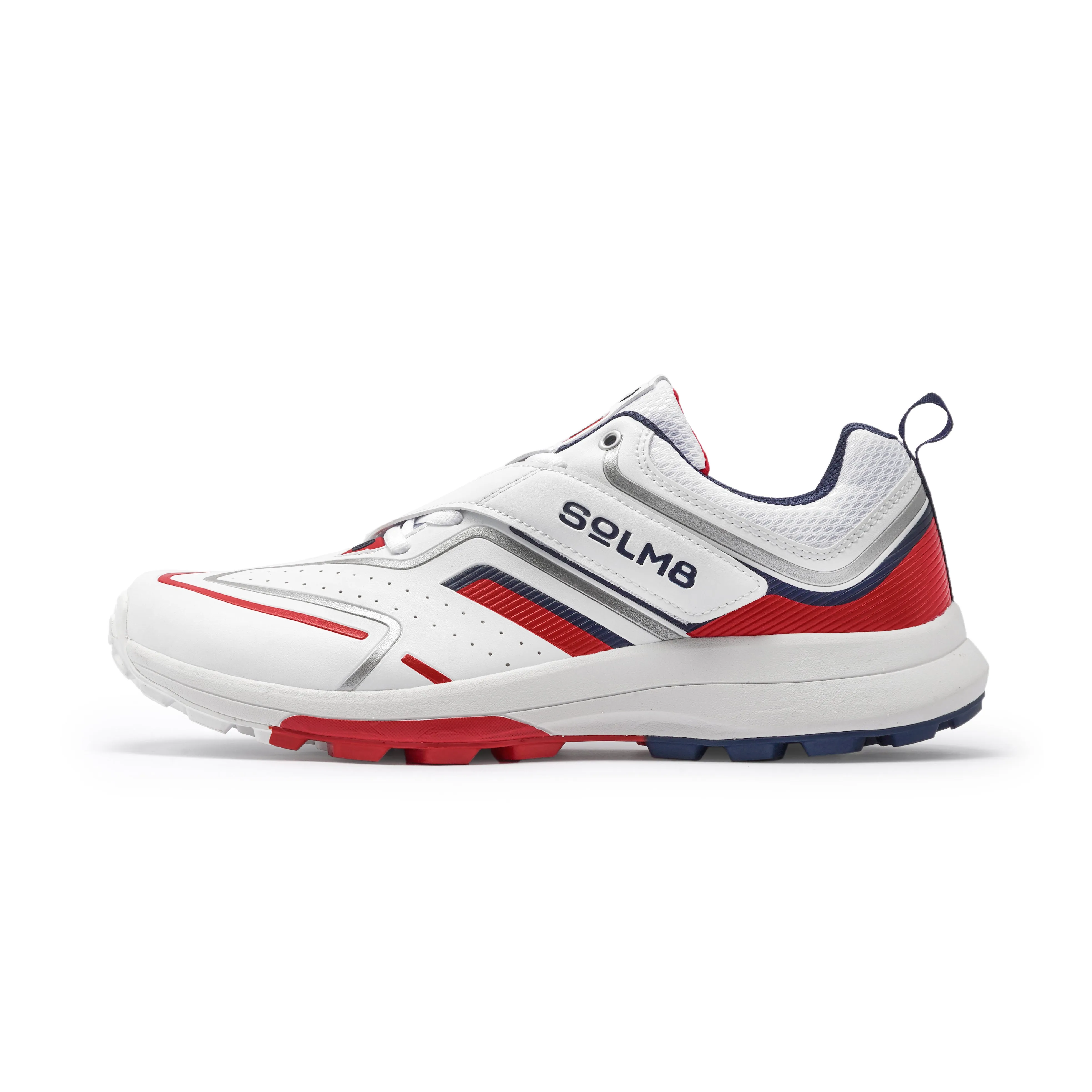 S4 Cricket Shoes Red Navy