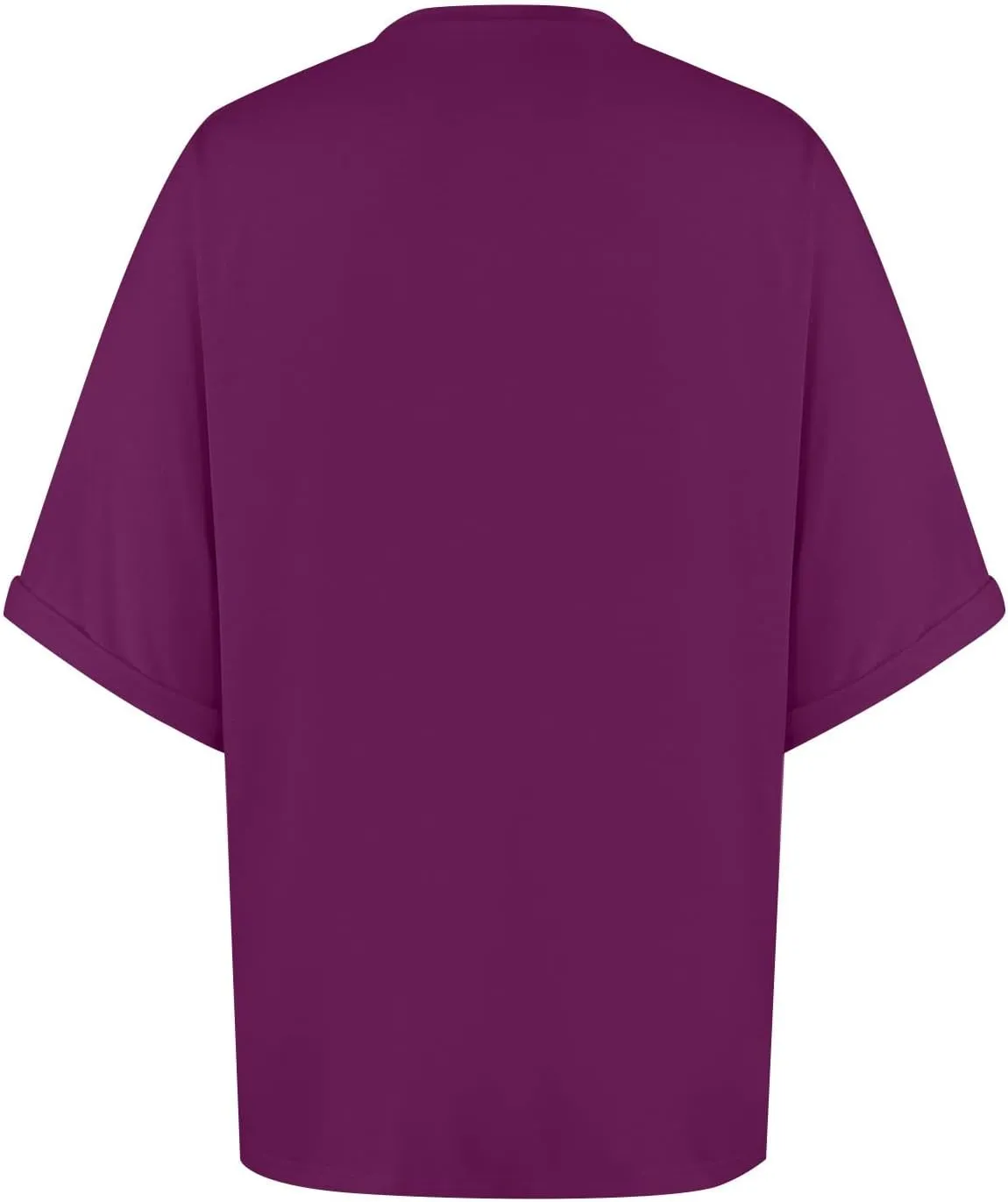 slqdgmryz Oversized Tshirts for Women Crew Neck Half Sleeve Tops Summer Loose Elbow Length Tee Shirts Business Casual Blouses