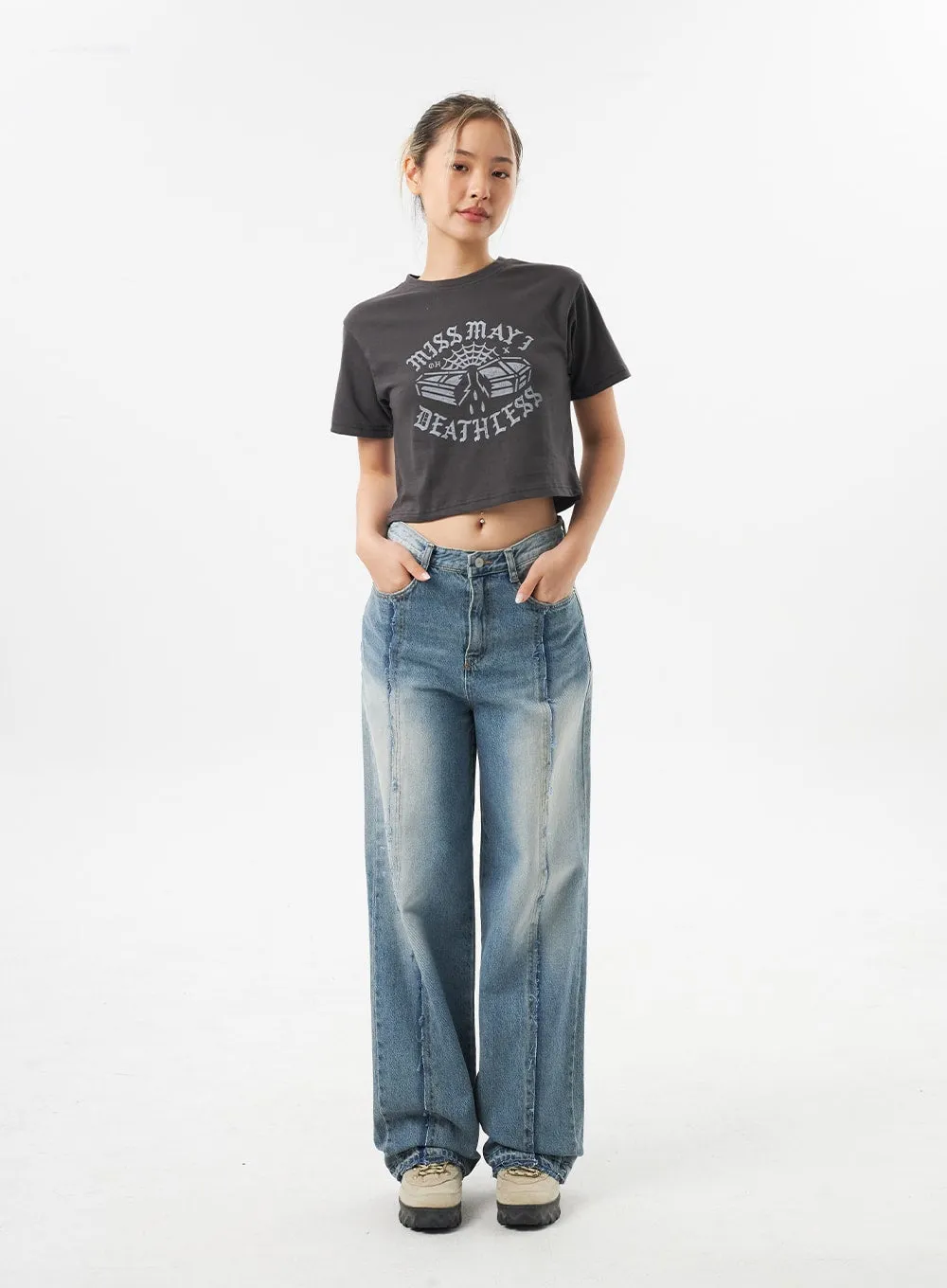 Stitch Detail Jeans CU302