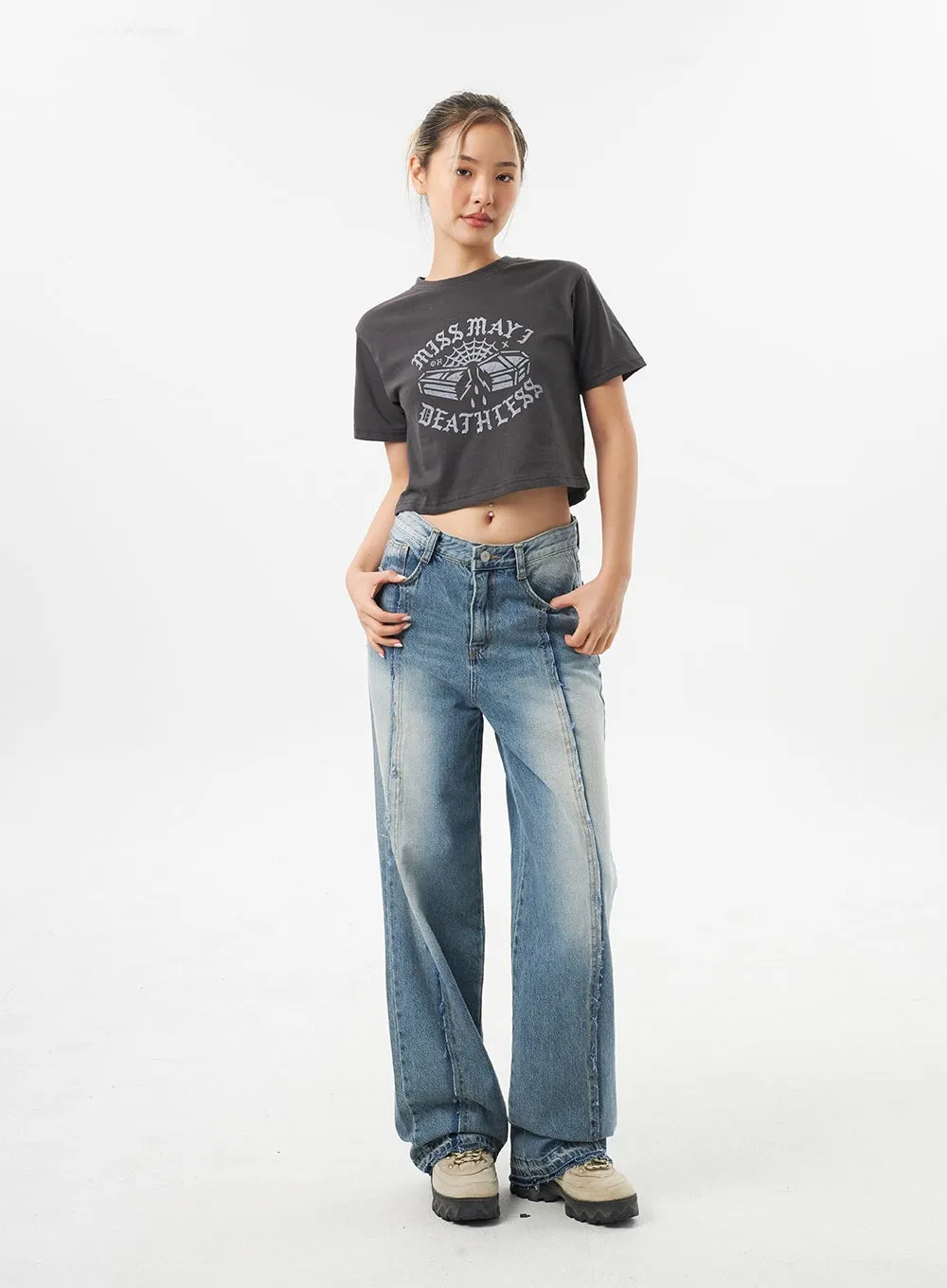 Stitch Detail Jeans CU302