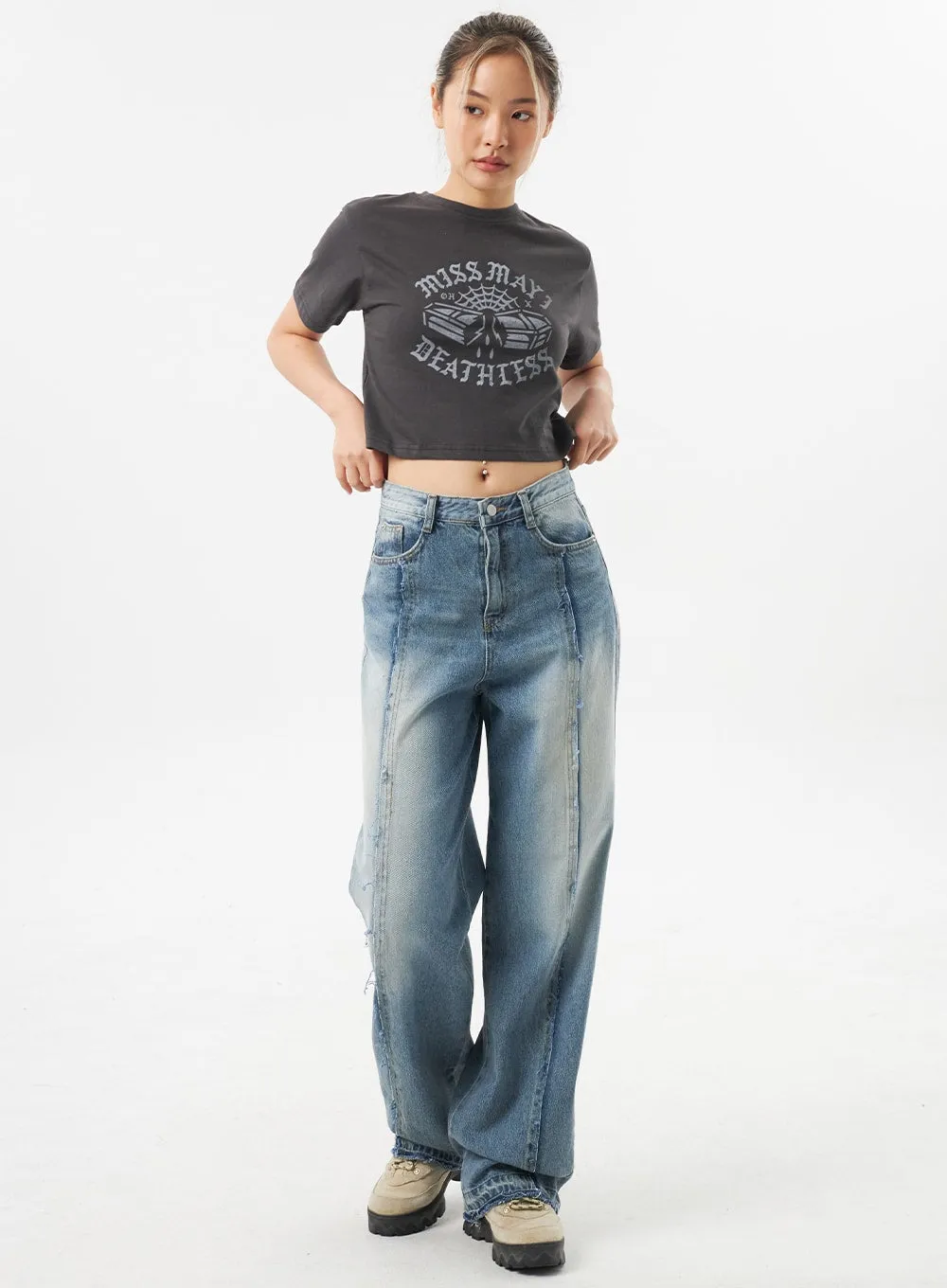 Stitch Detail Jeans CU302