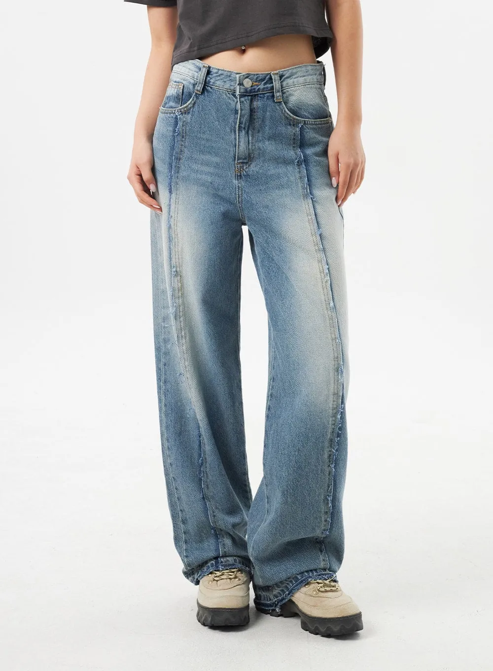 Stitch Detail Jeans CU302