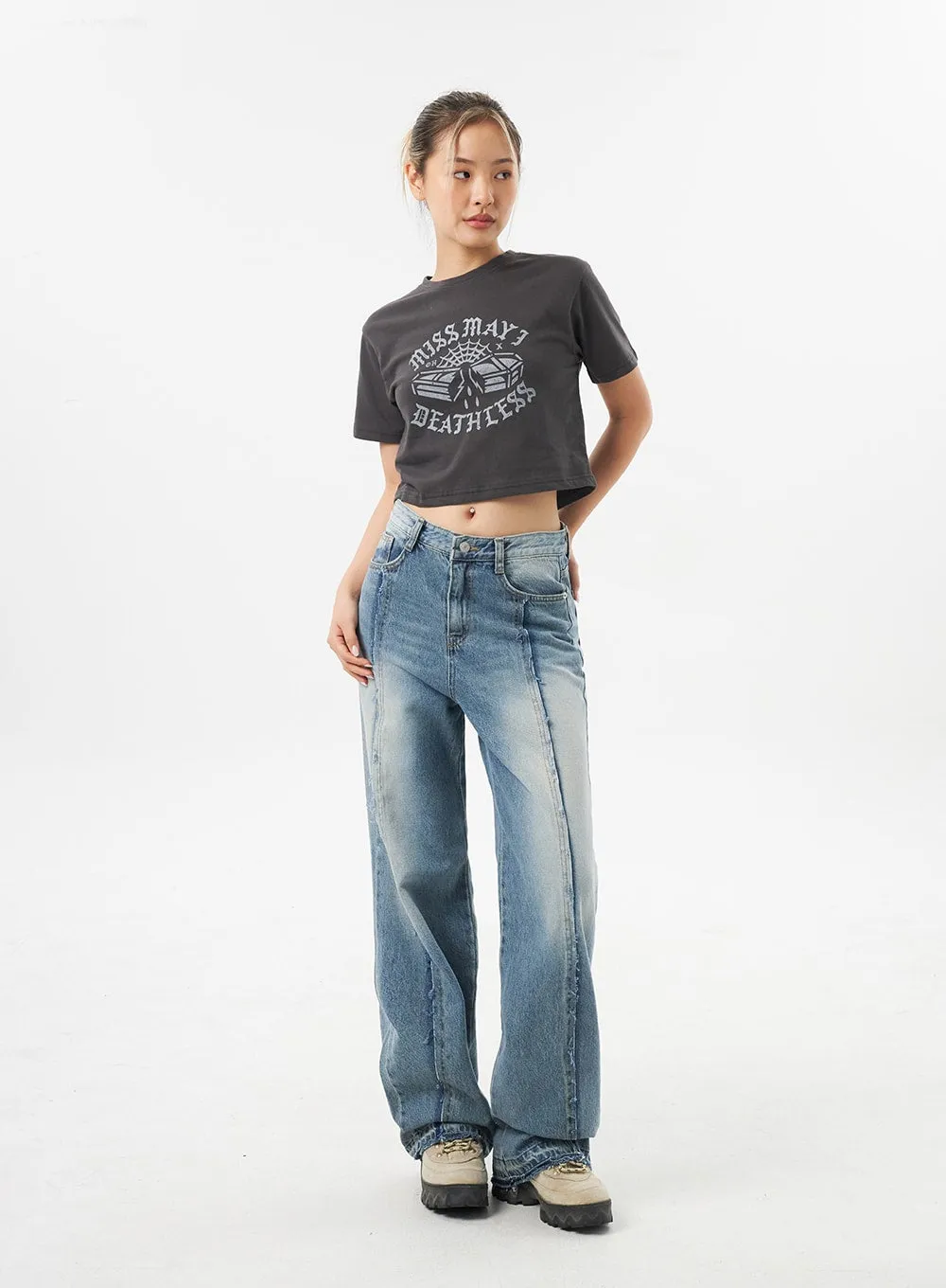 Stitch Detail Jeans CU302