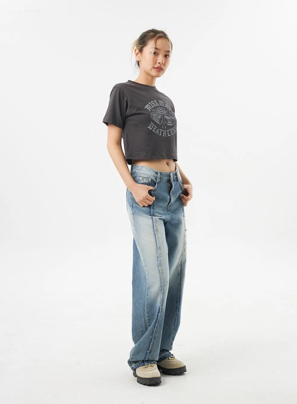 Stitch Detail Jeans CU302