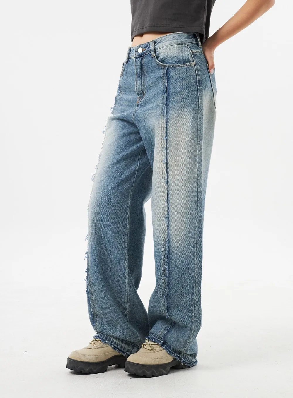 Stitch Detail Jeans CU302