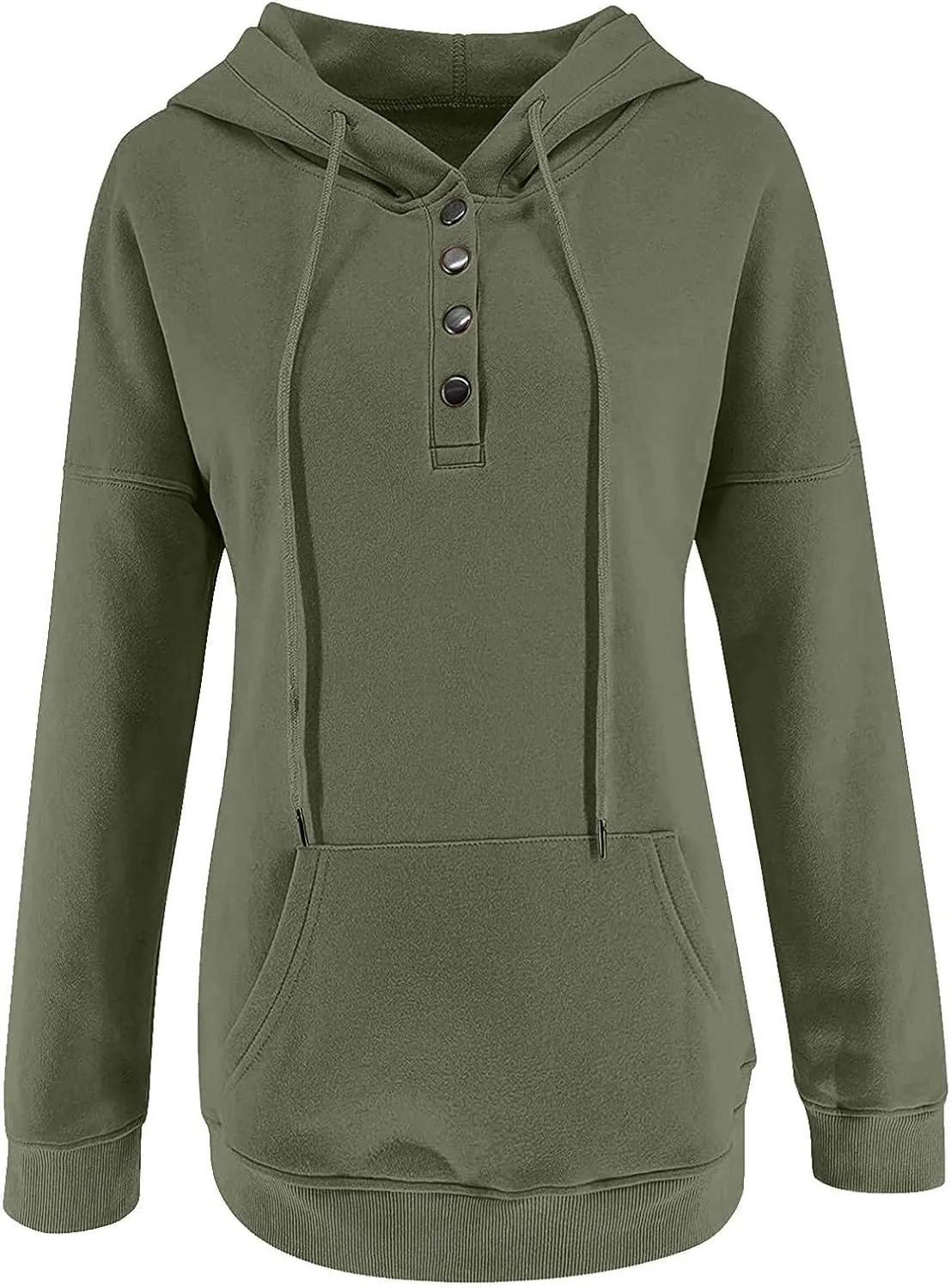 Sweatshirt for Women Zip Up Women's Casual Hoodies Long Sleeve Solid Lightweight Pullover Tops Loose Sweatshirt with Pocket