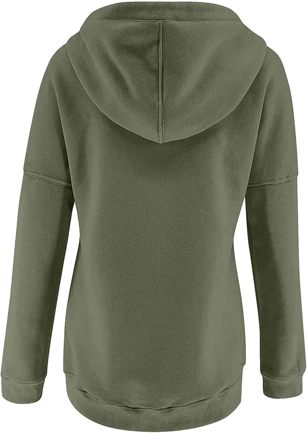 Sweatshirt for Women Zip Up Women's Casual Hoodies Long Sleeve Solid Lightweight Pullover Tops Loose Sweatshirt with Pocket