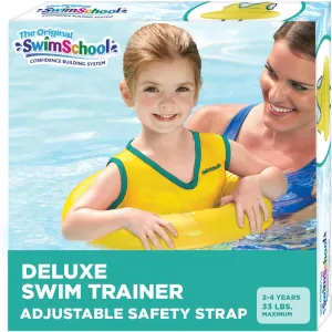 SwimSchool TOT Swim Trainer Vests for Toddlers Ages 2-4  Boys/Girls  Multiple Colors/Styles  Learn to Swim Pool Floaties