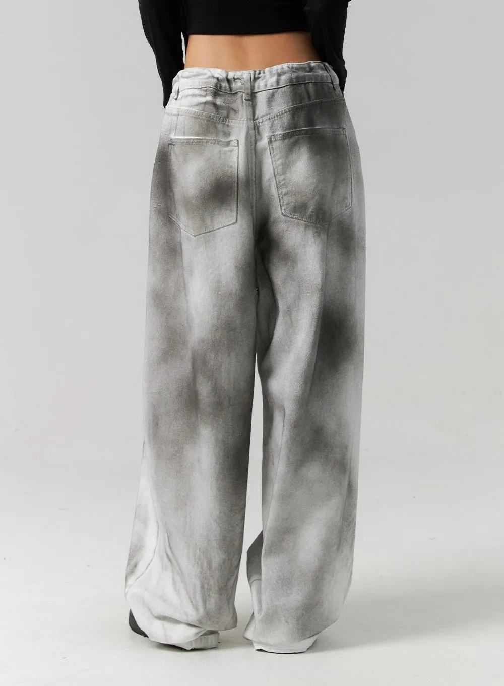 Tie Dye Wide Fit Pants CS320