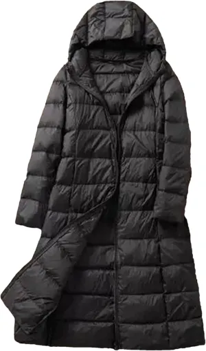 Winter Women Clothing Loose Hooded Down Jacket Warm Down Coat Parkas Female Long Puffer Outwears