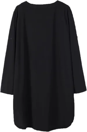 Women Button Down Shirts Dresses Ruffle Sleeve Solid Color Button Down Shift Dresses with Pockets Beach Cover up
