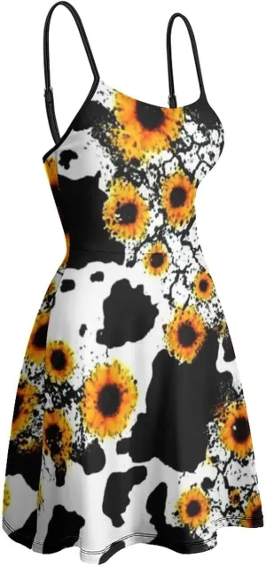 Women Girls Wrap Sleeveless Bodycon Cami Dress for Party Holiday Beach