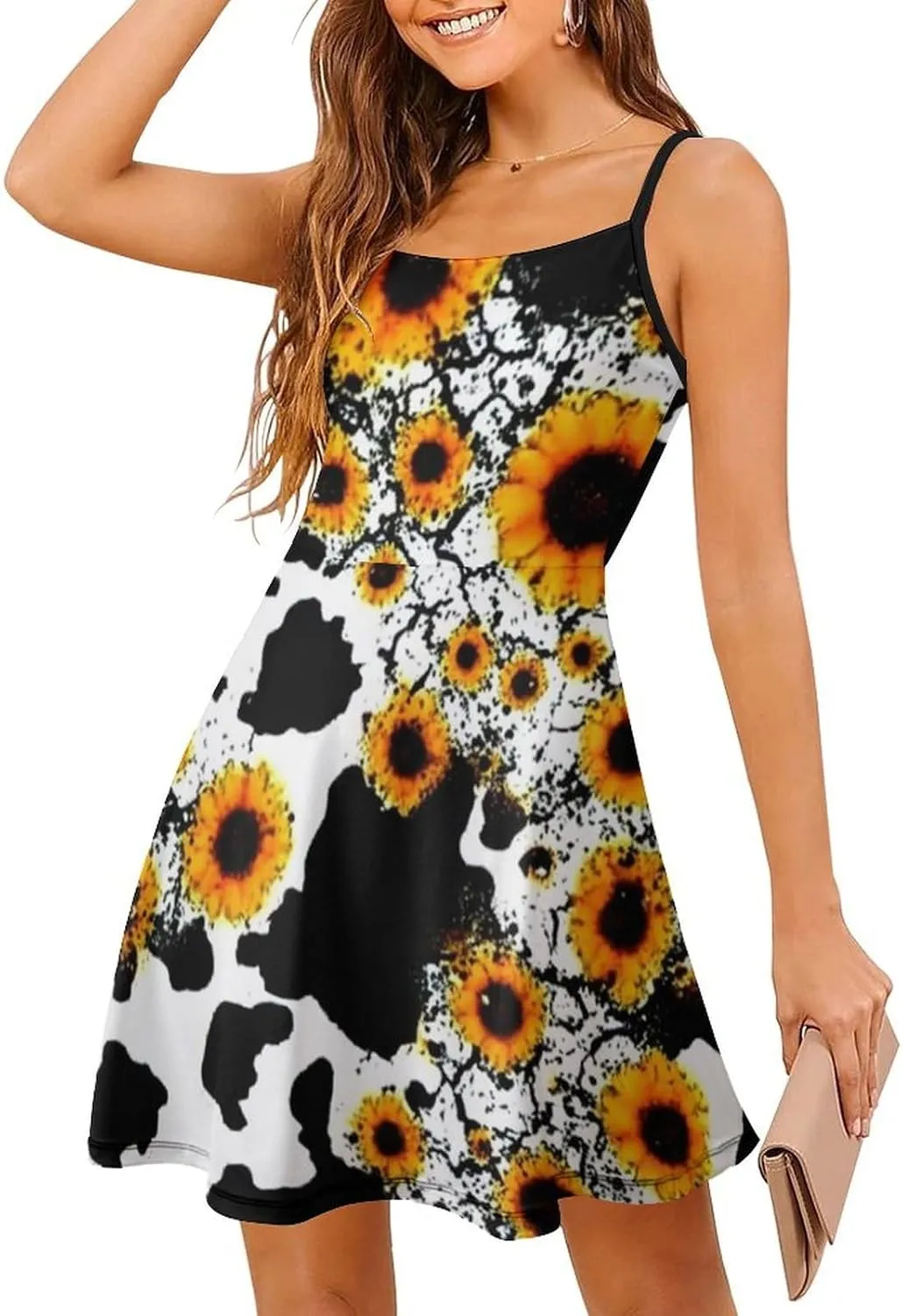 Women Girls Wrap Sleeveless Bodycon Cami Dress for Party Holiday Beach
