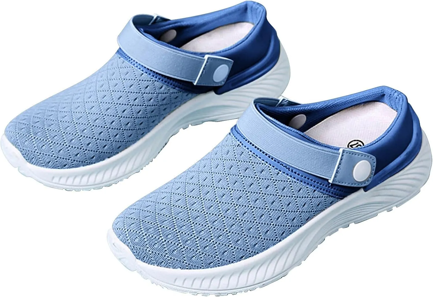 Women's Backless Walking Sneakers Summer Slip-on Walking Shoes Women Fashion Casual Shoes Slip On Walking Sneakers Steel Toe Tennis Shoe Loafers Dress Shoe