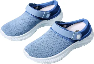 Women's Backless Walking Sneakers Summer Slip-on Walking Shoes Women Fashion Casual Shoes Slip On Walking Sneakers Steel Toe Tennis Shoe Loafers Dress Shoe
