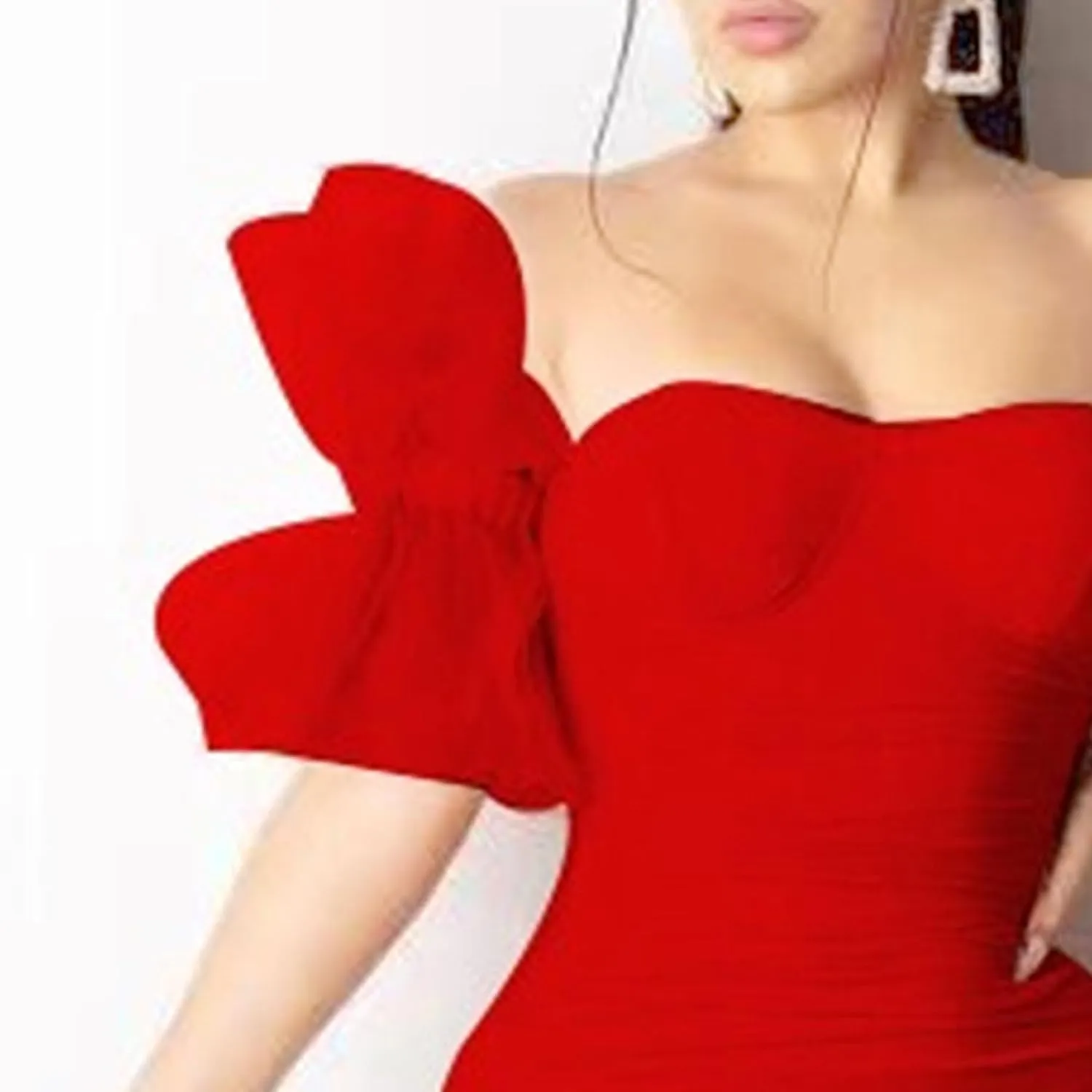 Women's Bodycon Tube Top Cocktail Party Dress Slim Fit Ruched Stylish Mini Dress Mesh Short Sleeve Prom Dresses