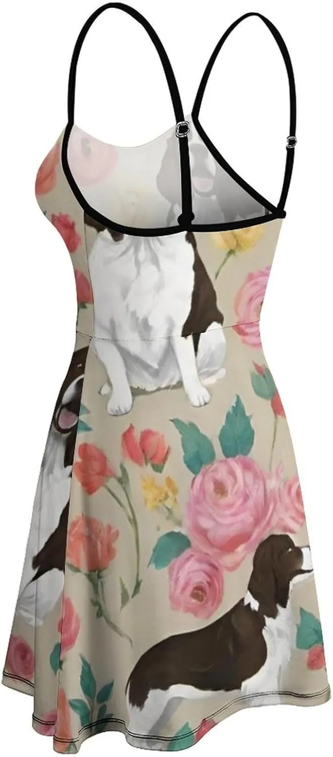Women's Casual Loose Flowy Swing Shift Dresses for Vacation Party Wedding
