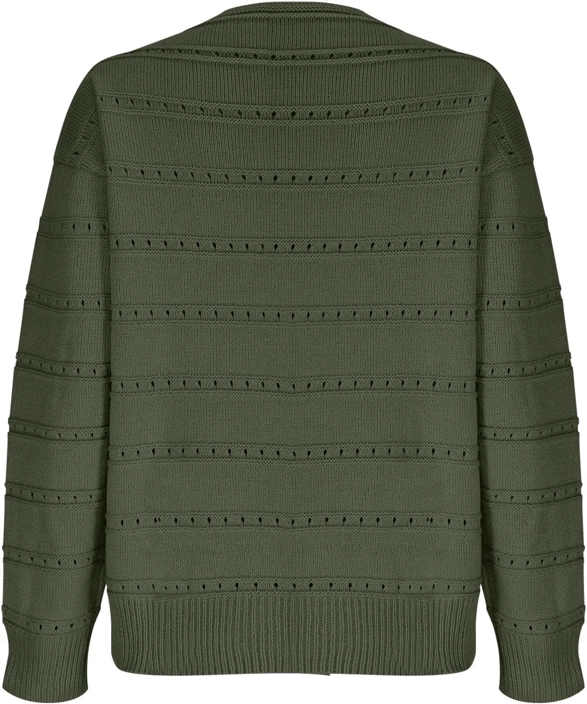 Womens Casual Sweater Lightweight Long Sleeve Off Shoulder Pullover Top Dressy Hollow Out Shirt 2024 Fall Outfits