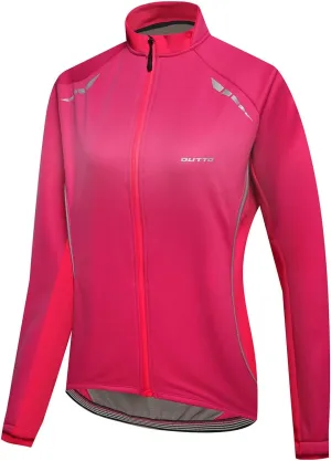 Women's Cycling Thermal Jacket Softshell Winter Long Sleeve Windproof Jersey