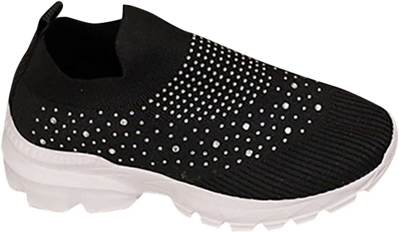 Women's Fashion Sneaker Non Slip Breathable Lightweight Comfortable Lace Up Walking Shoes Womens Women Shoes Loafers Womens High Top Sneakers