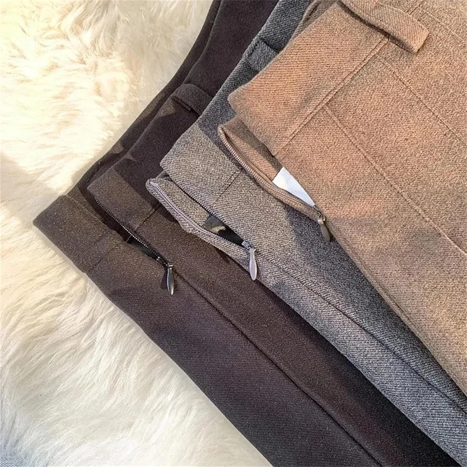 Women's High Waist Pleated Skirt  Solid Color Mini A-Line All-Match Skirt Athletic Casual Skirts