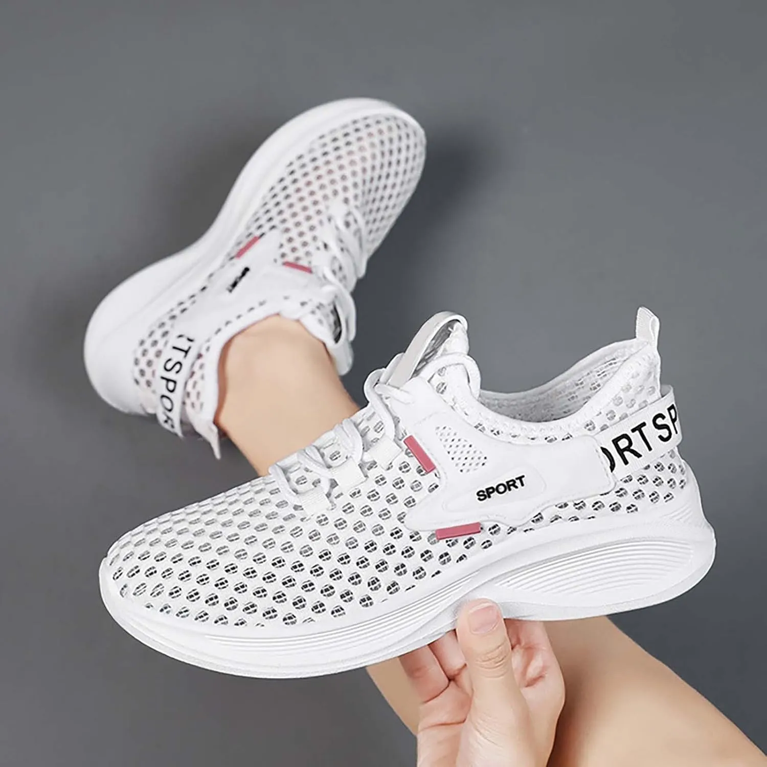Women's Slip on Sneakers Shoes Woven Orthopedic Non Slip Work Shoes Women Slip On Women Shoes Casual White Platform Sneakers Red Tennis Shoe White Loafers