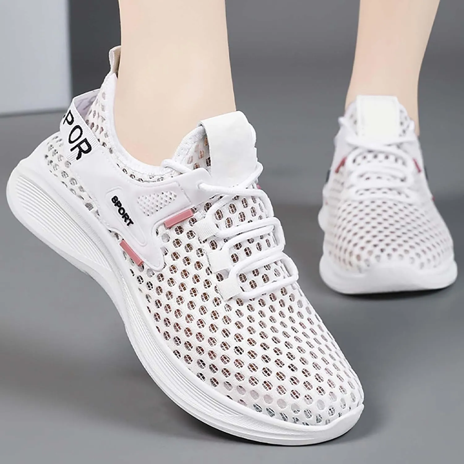 Women's Slip on Sneakers Shoes Woven Orthopedic Non Slip Work Shoes Women Slip On Women Shoes Casual White Platform Sneakers Red Tennis Shoe White Loafers