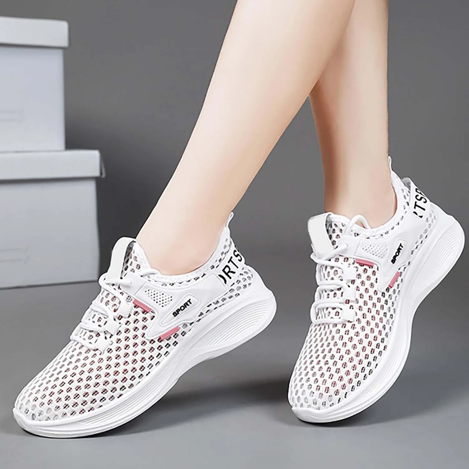 Women's Slip on Sneakers Shoes Woven Orthopedic Non Slip Work Shoes Women Slip On Women Shoes Casual White Platform Sneakers Red Tennis Shoe White Loafers