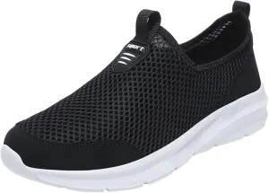 Womens Slip on Walking Shoes Comfort Lightweight Running Shoes for Men Loafers Dressy Casual Shoes Dress Sneakers Brown Tennis Shoe White Loafers