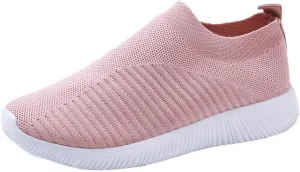 Women's Sneakers Wide Lightweight Work Slip Resistant Breathable Mens Black Running Shoes Women's Loafers with Arch Support Men Sneakers
