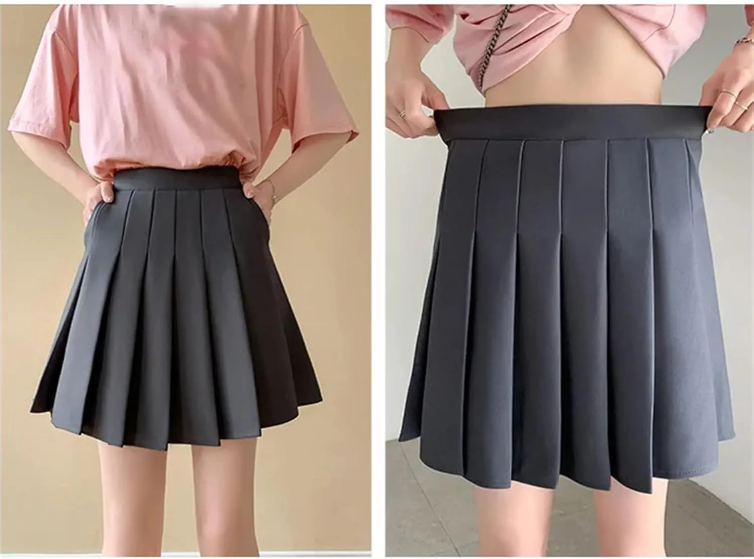 Women's Summer Casual Skirt  High Waist Mini Pleated Skirt Lightweight Golf Skirt