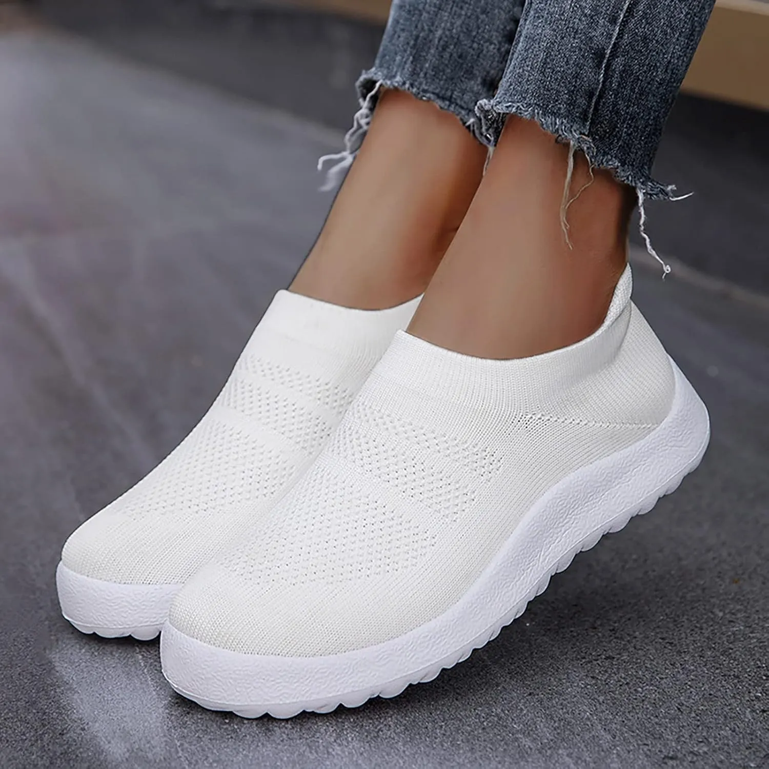 Women's Walking Shoes Cushion Comfortable Breeze Shoes Running Shoes for Women Fashion Women's Shoes Casual Fashion Sneakers 2025 Black Tennis Shoe Loafers Dress Shoe