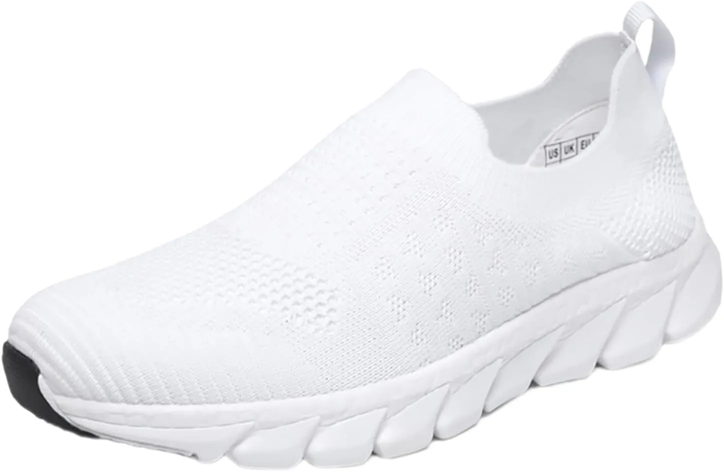 Women's Walking Shoes Cushion Comfortable Breeze Shoes Walking Shoes Women Arch Support Casual Shoes Slip On Wedge Sneakers Platform Tennis Shoe White Loafers
