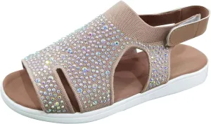 Womens Wedge Platform Sandals Open Toe Ankle Strap Dressy Summer Shoes Comfortable Espadrille Slides for Casual Beach Walking Vacation Orthopedic Shoes for Women