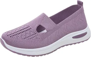Women's Woven Orthopedic Breathable Soft Shoes Womens Running Shoes Wide Feet Men's Casual Dress Shoes Slip On Sneakers Platform Tennis Shoe Loafers Casual Slip On